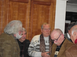 Roco, Vignoli, Mosci e Sterbini a colloquio con Gentili