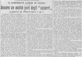 L'articolo de "Il Messaggero"