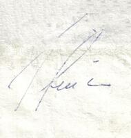 L'autografo di Vincenzo D'Amico