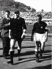 Cei e Losi lasciano il terreno di gioco (Archivio fotografico l'Unità)