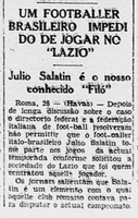 Un articolo del giornale brasiliano A Batalhà del 26 febbraio 1933