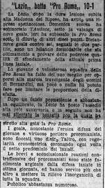 L'articolo de "L'Impero"