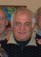 Pazzelli durante la cena della Vecchie Glorie della Lazio del 19 dicembre 2009