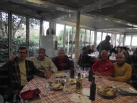 Daniele Celli, Sergio De Luca, Franco Cinquepalmi e i due portieri Stanislao Soro e Gian Piero Cavazza