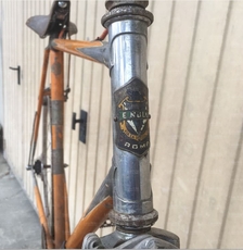 Un particolare della bici qui a fianco