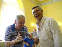 Giancarlo Bellisari e Michele Sulfaro (dietro Mironti e Mattei)